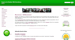 Desktop Screenshot of esperanto-bw.de